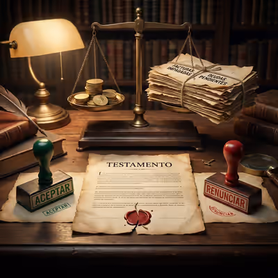 ¿Qué pasa si no acepto ni rechazo una Herencia?