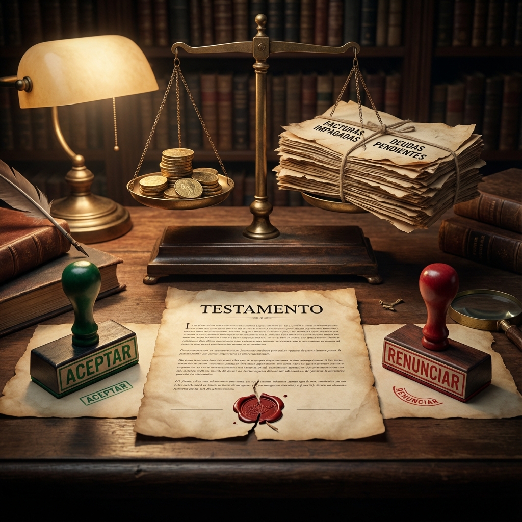 ¿Qué pasa si no acepto ni rechazo una Herencia?